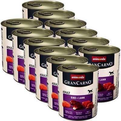 Animonda GranCarno Original Adult говеждо месо и агне - 12 x 800г