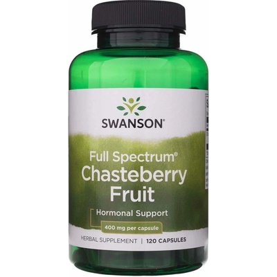 Swanson Chasteberry Fruit Drmek Vitex 400 mg 120 kapsúl