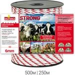 EKO FENCE Въже за електропастир серия - STRONG 6mm 250м (STRONG250)