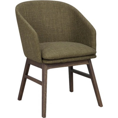 Rowico Windham látková zelená / hnědá