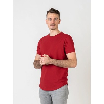 TallGuys Pánské prodloužené tričko óčko Imperial red Slim