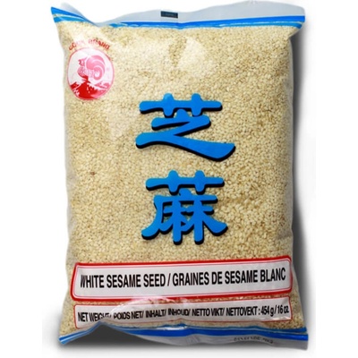 COCK BRAND Biele sezamové semienka 454 g