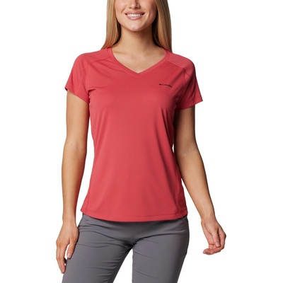 Columbia Dámske tričko Zero Rules™ Short Sleeve Shirt červené
