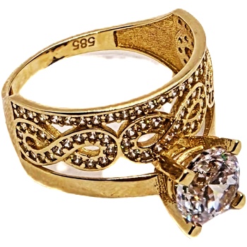 VipGold Златен годежен пръстен 4.00 гр (pr010)