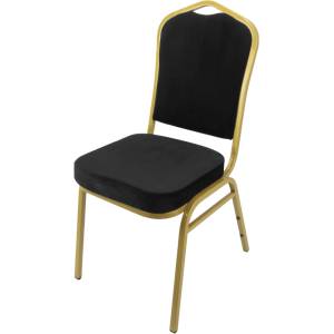Horecano HORECANO-Кетъринг стол метален BLACK/GOLD 44x49х93cm (HC-66993) (0166993)
