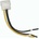 Makki Захранващ кабел Makki MOLEX-WR1, от 4pin Molex(м) към 3x оголен кабел, 0.12m (MOLEX-WR1)