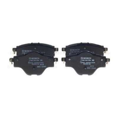 BOSCH Sada brzdových platničiek kotúčovej brzdy 0986494805