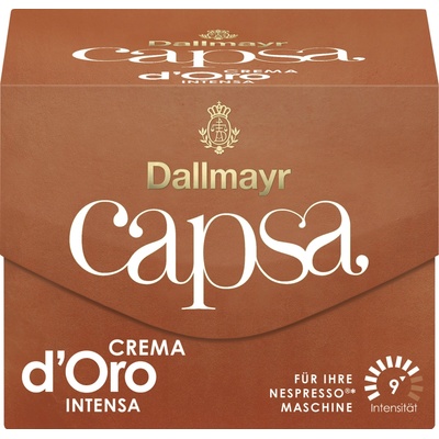 Dallmayr Capsa Crema d´Oro Intensa hliníkové kapsule 10 ks