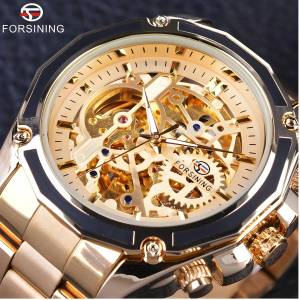 Forsining Часовник forsining - Златен kp14502 Часовници