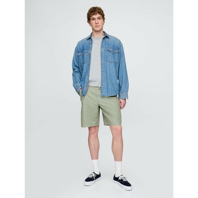 GAP Ленени къси панталони GAP GAP | Zelen | МЪЖЕ | XL