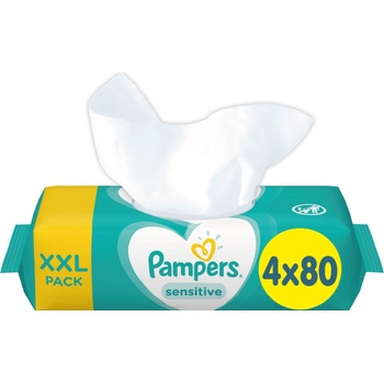 Pampers ubrousky Sensitive 4 x 52 ks