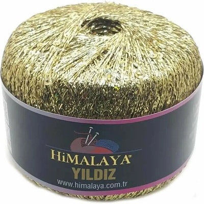 Himalaya Yildiz 58102 Zlatá se zlatými flitry