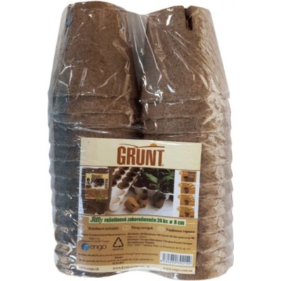 Grunt zakoreňovač rašelinový okrúhly 8 cm, 24 ks