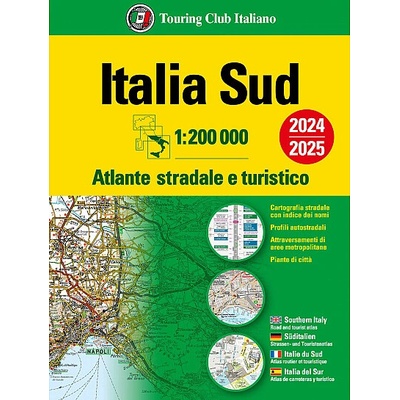 Italia. Atlante stradale e turistico 200.000. Sud