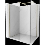 Mexen Kioto стена за душ тип Walk-in 120 x 120 cm, прозрачна, златна - 800-120-202-50-00-120 (800-120-202-50-00-120)