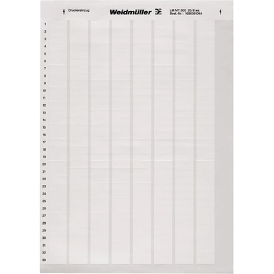 Značení zařízení Weidmüller LM MT300 20/8 WS (1686381044)