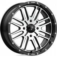 Msa Offroad Wheels M38 Brute 7X14 4X137 ET10 gloss black Machined