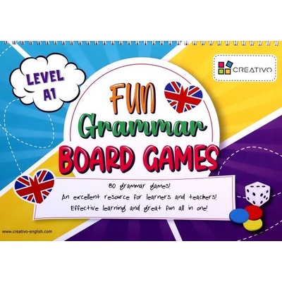 Karty językowe Angielski Fun Grammar Board Games level A1