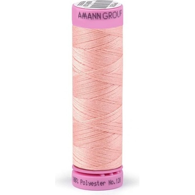Polyesterové nitě návin 100 m Aspo Amann 0065 Seashell Pink