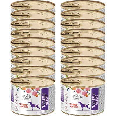 4Vets Dog Gastro Intestinal 18 x 185 g