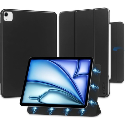 Tech Protect SMARTCASE MAGNETIC IPAD AIR 13 2024 5906302308637 black