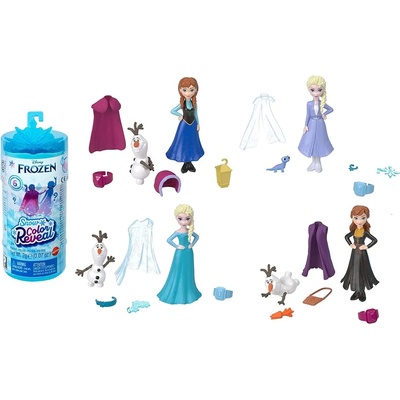 Disney Princess Игрален комплект Disney Princess - Кукла с изненади, Frozen Snow, асортимент (HMB83)
