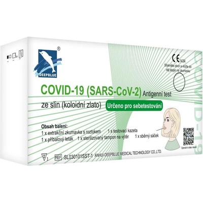 Deepblue Covid-19 antigenní test ze slin 1 ks