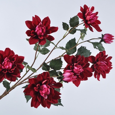 Jiřinka - Dahlia větev červená 101 cm