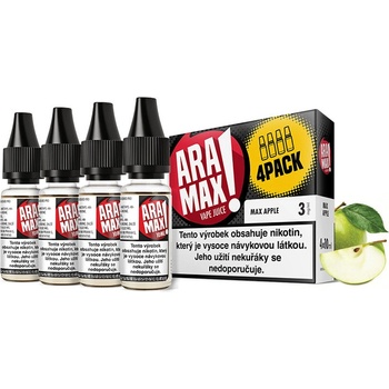 Aramax Max Apple 4 x 10 ml 3 mg