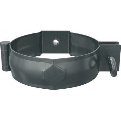 Bilka Prstencová objímka zvodu 90 mm RAL 7011 železná sivá