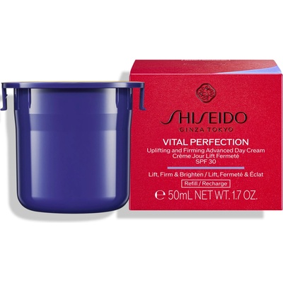 Shiseido Vital Perfection Uplifting and Firming Advanced Day Cream Refill Дневен крем дамски 50ml