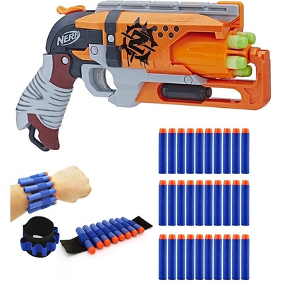 Nerf Zombie Strike Hammershot A4325 + opasek +30 šípů