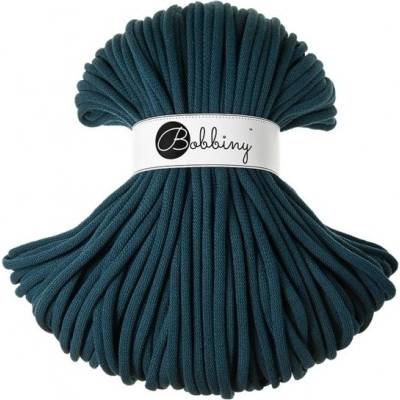 Bobbiny bavlněná šňůra JUMBO 9mm peacock blue