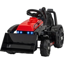 JOKO Elektrický traktor Buldozér G320 s pohyblivou Radlicou červený