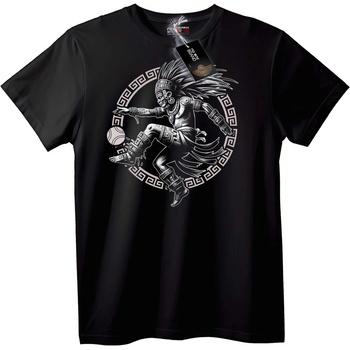 NOONEBRAND Тениска Древен Воин Топковна Игра - 2XL, Black