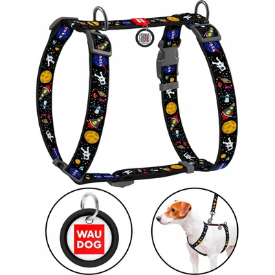 WAUDOG Postroj Nylon Guard s QR NASA