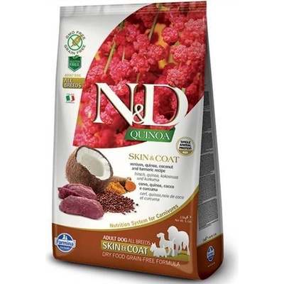 N&D GF Quinoa Skin & Coat Adult Dog Venison 7 kg