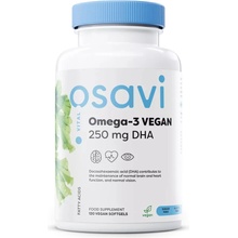 Osavi Omega-3 VEGAN, 250 mg DHA, 120 rostlinných kapslí