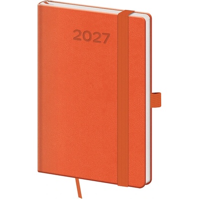 Print Pop oranžový A6 Týdenní 2027
