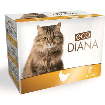 Diana eco kuracie kúsky v omáčke 12 x 100 g