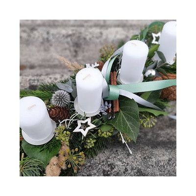 Balkonika Adventní aranž s eukalyptem