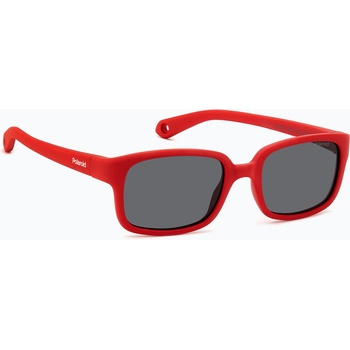 Polaroid PLD K008/S матово червено/сиво поляризирани детски слънчеви очила