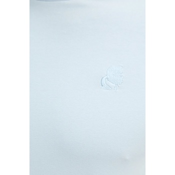 Karl Lagerfeld Тениска Karl Lagerfeld в синьо с изчистен дизайн 552221.755750 (552221.755750)