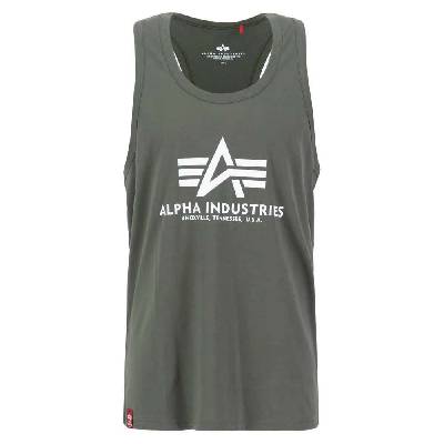 Тениска Alpha industries Basic Bb sleeveless T-shirt - Green (Dark Olive)