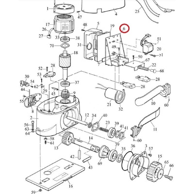 PPD1184R01.4540 držiak elektroniky pre ROBO/THOR