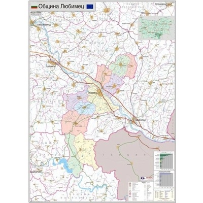 Mapmedia Карта на община Любимец