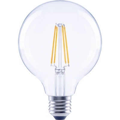 Flair LED žárovka G95 E27 7W/60W 806lm 2700K čírá stmívatelná
