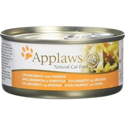 Applaws Chicken Breast with Pumpkin in broth - Месни хапки пилешко филе и тиква в бульон 156 гр 2010CE-A