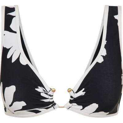 Seafolly Дамско бикини горнище Seafolly Mayflower Ring Front Tank Bikini top - Black - размер 40 (EU) (150-6644-0115)
