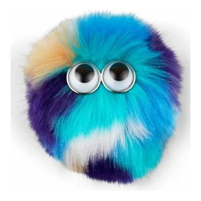 Ozdoba na batoh Ergobag Fluffy Klettie - Blue-Turquoise uni